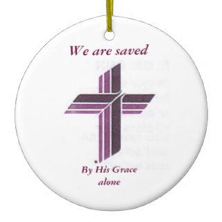 Synod Sross, By His Grace alone, We are saved Ornaments