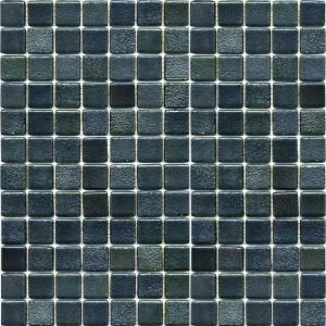 EPOCH Metalz Textured Tungsten 1009 Mosiac Recycled Glass Mesh Mounted Floor and Wall Tile   3 in. x 3 in. Tile Sample TEXTURED TUNGSTEN SAMPLE
