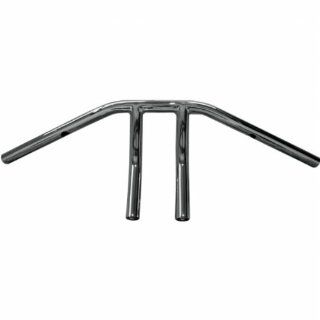 LA Choppers 1in. Old School Handlebar   10in. Reverse T   Chrome , Handle Bar Size: 1in., Color: Chrome 0601 2076: Automotive