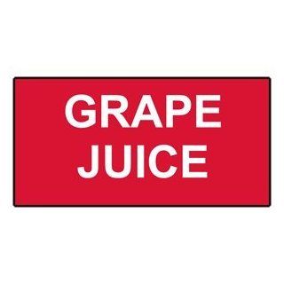 Grape Juice White on Red Engraved Sign EGRE 16825 WHTonRed Catering : Business And Store Signs : Office Products