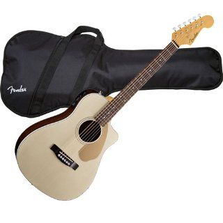 Fender Malibu CE Acoustic Electric Guitar PAK w/ Gig Bag: Musical Instruments