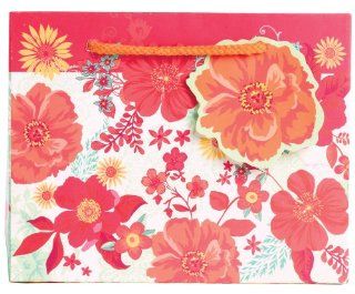 Jillson Roberts Recycled Small Gift Bag, Blooming Floral, 6 Count (ST301) : Gift Wrap Bags : Office Products