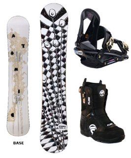 Atomic Tika Complete Women's Snowboard Package with Matching Bindings and Flow Lotus Women's Snowboard Boots Board Size 149 Boot Size 8 : Freeride Snowboards : Sports & Outdoors