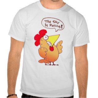 Chicken T Shirt  Cartoon Chicken Little Tee Shirt