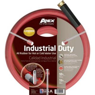 Apex 5/8 in. x 50 ft. Red Rubber Commercial Hot Water Hose 8695 50
