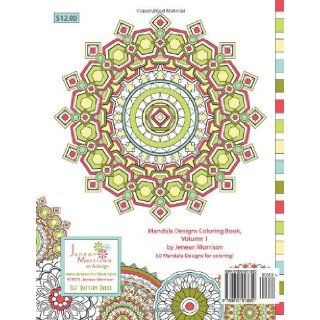 Mandala Design Coloring Book: Volume 1: Jenean Morrison: 9780615913650: Books