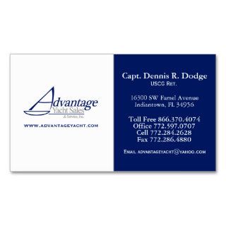 AYS Prof DD 2 Color Navy White w/ Website Business Card Templates