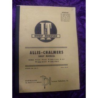 Allis Chalmers D14/D15 etc Intertec OEM Service Manual: Books