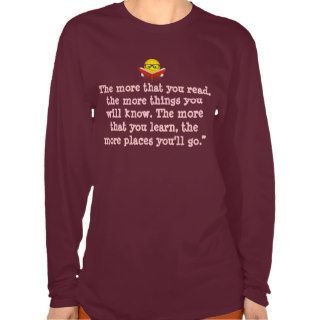 More you read More things you'll Know  Tshirt