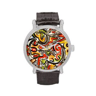 Emerging Butterfly   Abstract Art Wristwatch