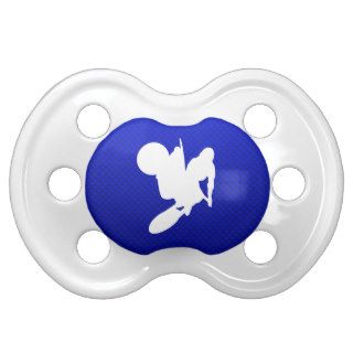 Blue Motocross Whip Pacifier