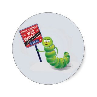 Unite against the war onCaterpillars Stickers