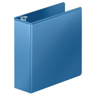 Wilson Jones Heavy Duty Round Ring View Binder with Extra Durable Hinge, 3 Inch, PC Blue (W363 49 7462) : Sturdy Binders : Office Products