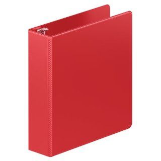 Wilson Jones Heavy Duty Round Ring Binder with Extra Durable Hinge, 2 Inch, Red (W364 44 1797) : Office Products