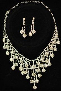 Jewlery for Wedding, Bridal Crystal Necklace & Earrings set : Wedding Ceremony Accessories : Everything Else