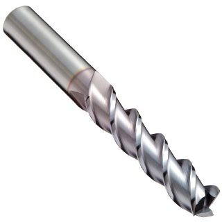YG 1 E5982 Carbide Square Nose End Mill, Extra Long Reach, TiCN Monolayer Finish, Finishing Cut, Non Center Cutting, 45 Deg Helix, 3 Flutes, 3.5" Overall Length, 0.375" Cutting Diameter, 0.375" Shank Diameter: Industrial & Scientific