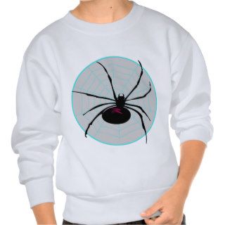 Spider and Web Pullover Sweatshirts