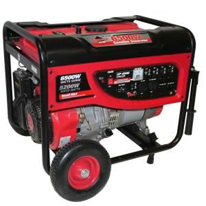 Smarter Tools GP 6500 5,500 Watt Continuous Gasoline Powered Portable Generator STGP 6500