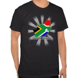 South Africa Flag Map 2.0 T Shirts