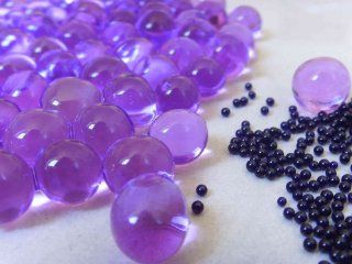 Jelly BeadZ Purple Crystal Water Gel Beads for Wedding Party Decor Crystal Soil Jelly Balls Water Pearls Vase Filler Centerpieces 20 Bags Health & Personal Care