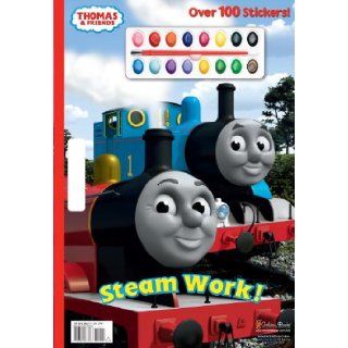 Steam Work! (Thomas & Friends) (Giant Paint Box Book): Rev. W. Awdry, Golden Books: 9780375873768: Books