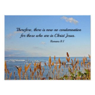Romans 8:1 Therefore, there is now no condemnation Poster