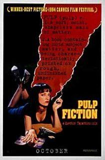 Pulp Fiction 1994 Original USA One Sheet Movie Poster Quentin Tarantino Tim Roth Tim Roth, Amanda Plummer, Laura Lovelace, John Travolta Entertainment Collectibles