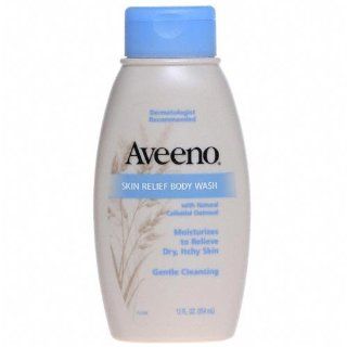 Aveeno Active Naturals Skin Relief Body Wash, 12 fl oz (354 ml) : Bath And Shower Gels : Beauty