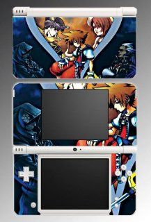 Kingdom Hearts 358/2 Birth by Sleep Roxas Sora Mickey Mouse Goofy Donald Video Game Vinyl Decal Cover Skin Protector for Nintendo DSi XL: Video Games