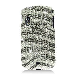 For Verizon Samsung I405 Stratosphere Accessory   Zebra Bling Design Hard Case Proctor Cover + Lf Stylus Pen: Cell Phones & Accessories