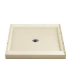 Sterling Plumbing Ensemble 36 in. x 36 in. Single Threshold Shower Receptor in Almond DISCONTINUED 72161100 47