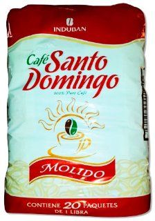 Santo Domingo Ground Coffee 20 Bags Special Offer : Santo Domingo Cafe Coffee : Grocery & Gourmet Food