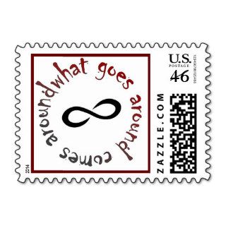 What goes around, comes around postage stamp