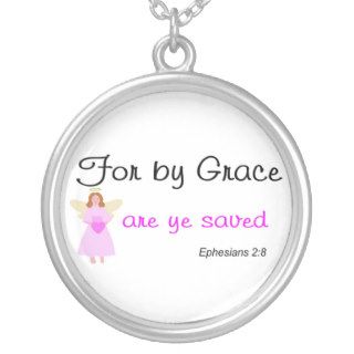 For by grace are ye saved Ephesians 28 Jewelry