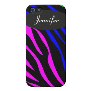 'Rainbow zebra' iPhone 4/4S case