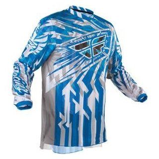 Fly Racing Kinetic Mesh Jersey   2010   Large/Blue/Silver: Automotive