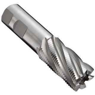 YG 1 E2079 Cobalt Steel Square Nose End Mill, Weldon Shank, Uncoated (Bright) Finish, Roughing Cut, Non Center Cutting, 30 Deg Helix, 3 Flutes, 2.5" Overall Length, 0.3125" Cutting Diameter, 0.375" Shank Diameter: Industrial & Scientific