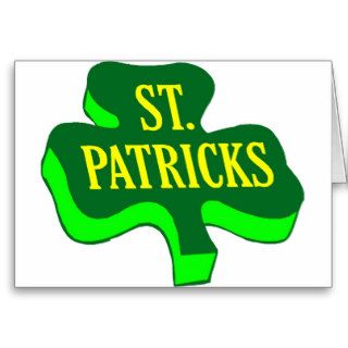 St Patricks Day (Clover) Cards