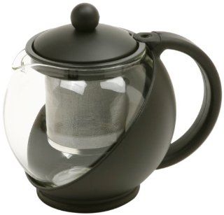 Norpro 821E Eclipse 3 Cup Teapot, Black: Tea Pot: Kitchen & Dining