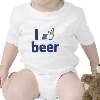 I Like Beer Baby Bodysuits
