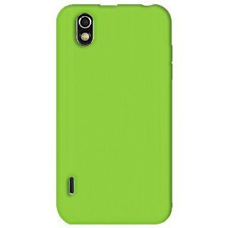 Amzer Silicone Jelly Skin Fit Case Cover for LG Marquee LS855, Boost Mobile LG Marquee LS855, Sprint LG Marquee LS855   Retail Packaging   Green: Cell Phones & Accessories