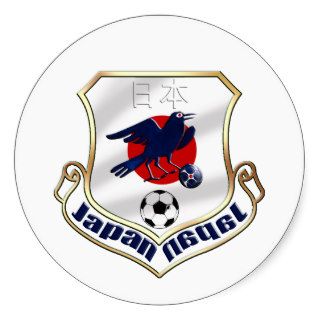 Japan Football fans coat of Arms Sticker