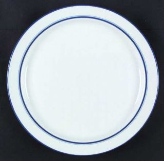 Dansk Brasserie Dinner Plate, Fine China Dinnerware   Provence, Blue Inner Rings