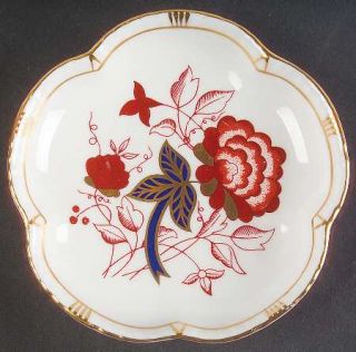 Royal Crown Derby Bali (Ely/Chelsea) Tudor Rose Tray, Fine China Dinnerware   El