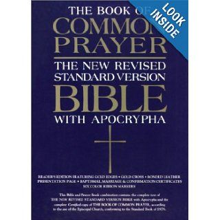 The 1979 Book of Common Prayer and the New Revised Standard Version Bible with the Apocrypha: Oxford University Press: 9780195283204: Books