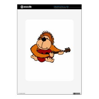 XX  Funny Orangutan Playing the Guitar Skins For The iPad