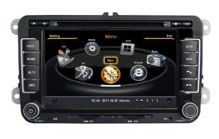 SDB Car DVD Player With GPS Navigation(free Map) For Volkswagen VW Golf Jetta Car Audio Video Stereo System with Bluetooth Hands Free, USB/SD, AUX Input, Radio(AM/FM), TV, Plug & Play Installation : In Dash Vehicle Gps Units : Car Electronics