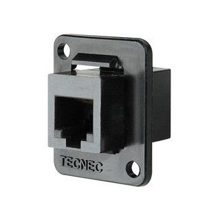 TecNec RJ11 Female Female Feedthru D Series Panel Mount Connector by TecNec  Audio Cables  