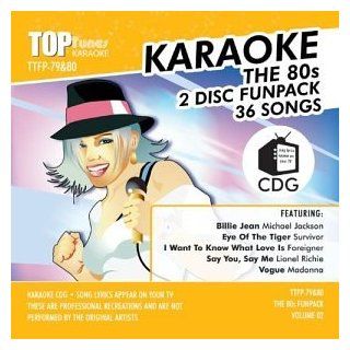 Top Tunes Karaoke TTFP 79&80 80's Funpack Vol.2; Phil Collins, Pat Benatar & Billy Joel: Music