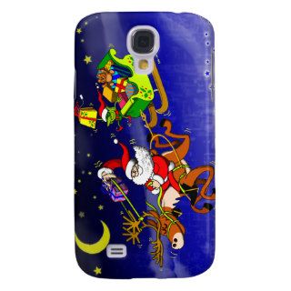 Santa's Gift Delivery with a Slingshot Samsung Galaxy S4 Cover